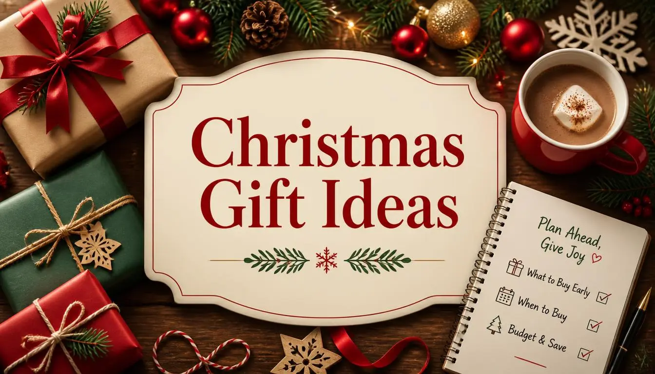 Christmas Gift Ideas: What to Buy Early and When?